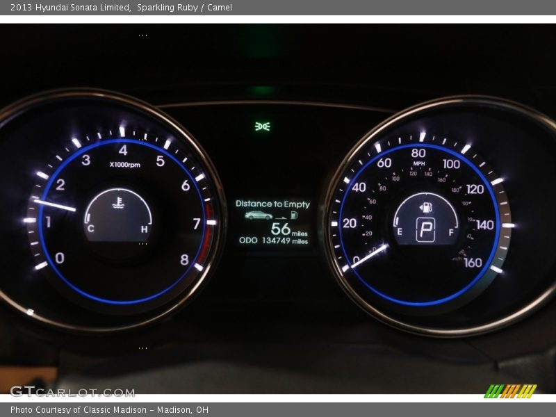 Sparkling Ruby / Camel 2013 Hyundai Sonata Limited