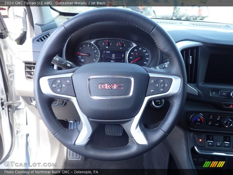 Quicksilver Metallic / Jet Black 2020 GMC Terrain SLE AWD