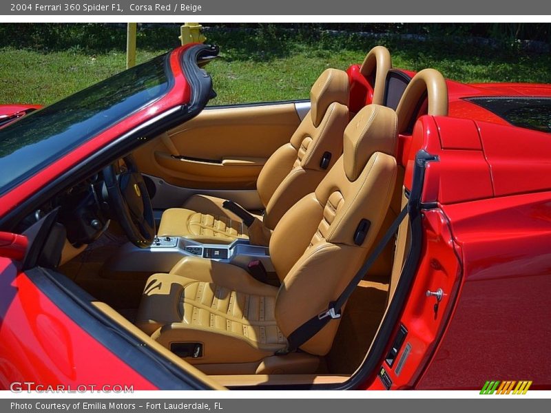  2004 360 Spider F1 Beige Interior
