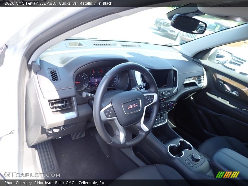 Quicksilver Metallic / Jet Black 2020 GMC Terrain SLE AWD