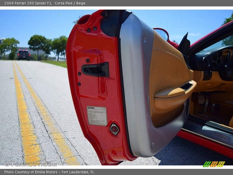 Door Panel of 2004 360 Spider F1