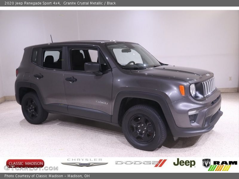 Granite Crystal Metallic / Black 2020 Jeep Renegade Sport 4x4