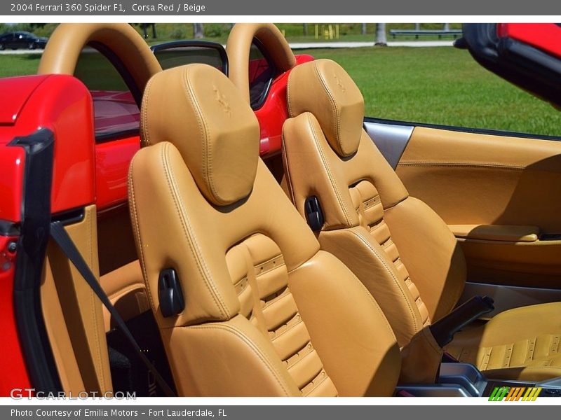 Front Seat of 2004 360 Spider F1