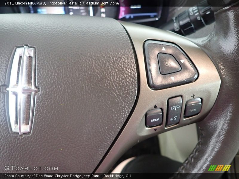 Ingot Silver Metallic / Medium Light Stone 2011 Lincoln MKX AWD