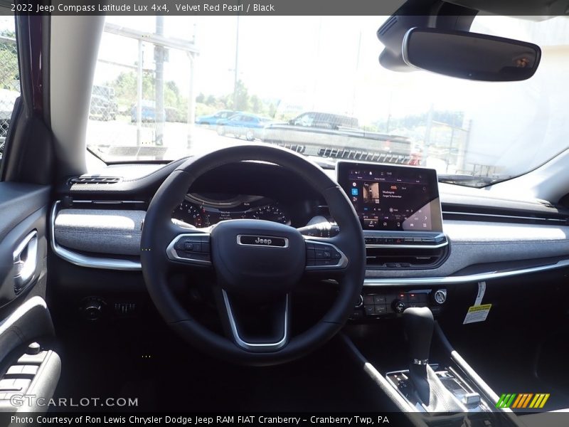 Velvet Red Pearl / Black 2022 Jeep Compass Latitude Lux 4x4