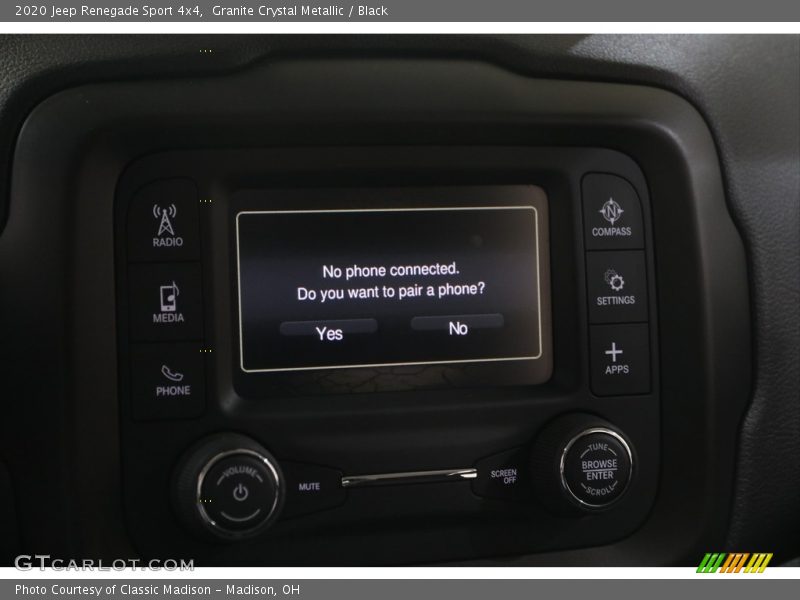 Granite Crystal Metallic / Black 2020 Jeep Renegade Sport 4x4