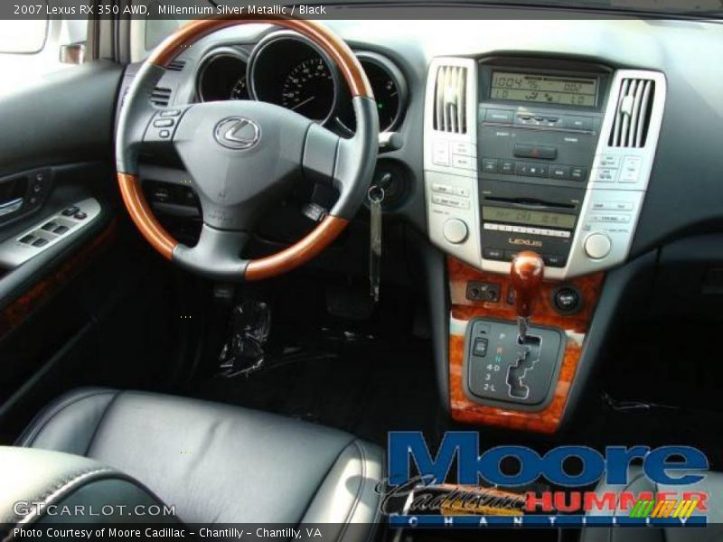 Millennium Silver Metallic / Black 2007 Lexus RX 350 AWD
