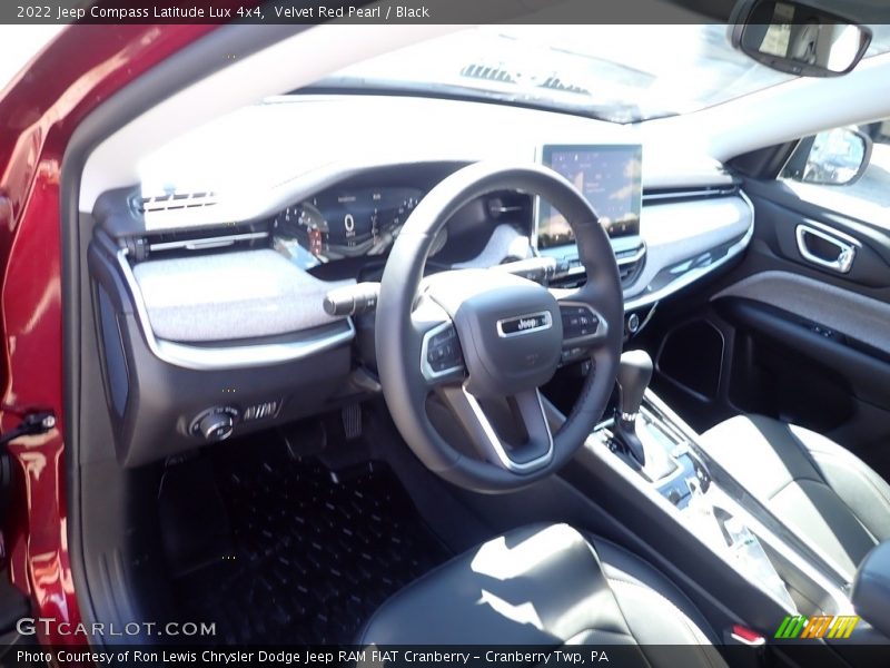 Velvet Red Pearl / Black 2022 Jeep Compass Latitude Lux 4x4