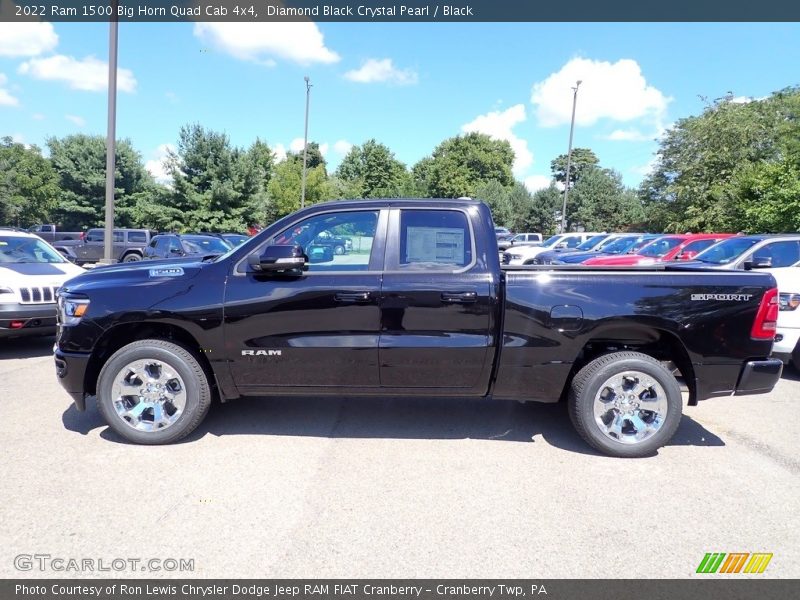 Diamond Black Crystal Pearl / Black 2022 Ram 1500 Big Horn Quad Cab 4x4