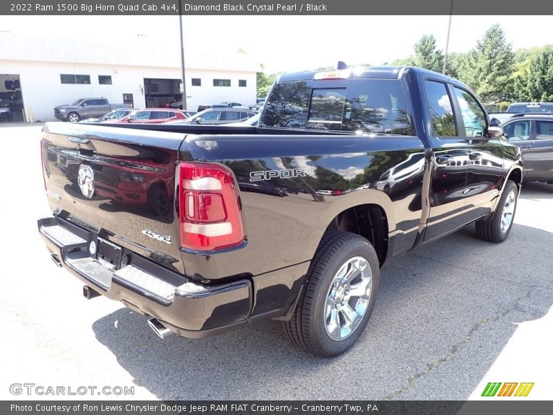 Diamond Black Crystal Pearl / Black 2022 Ram 1500 Big Horn Quad Cab 4x4