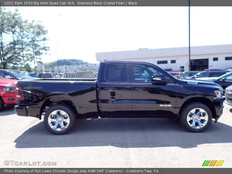 Diamond Black Crystal Pearl / Black 2022 Ram 1500 Big Horn Quad Cab 4x4