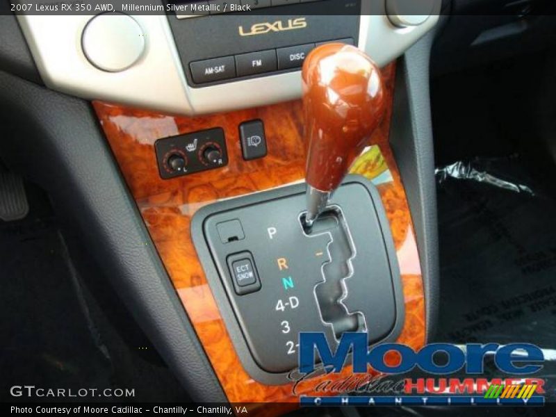 Millennium Silver Metallic / Black 2007 Lexus RX 350 AWD