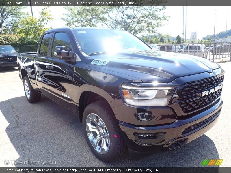 Diamond Black Crystal Pearl / Black 2022 Ram 1500 Big Horn Quad Cab 4x4