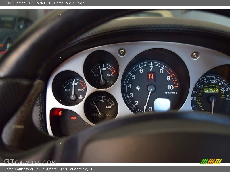  2004 360 Spider F1 Spider F1 Gauges