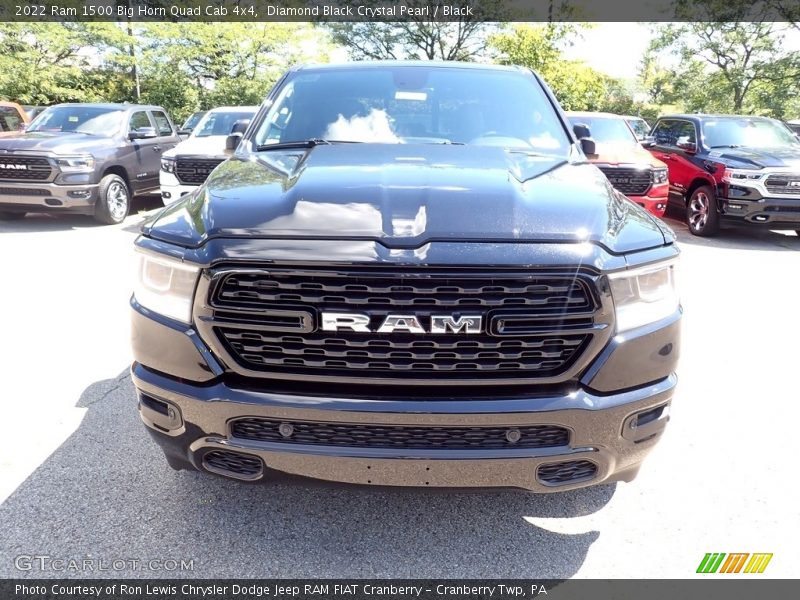 Diamond Black Crystal Pearl / Black 2022 Ram 1500 Big Horn Quad Cab 4x4