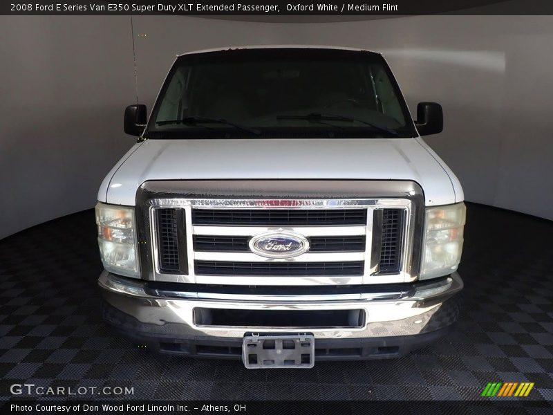 Oxford White / Medium Flint 2008 Ford E Series Van E350 Super Duty XLT Extended Passenger