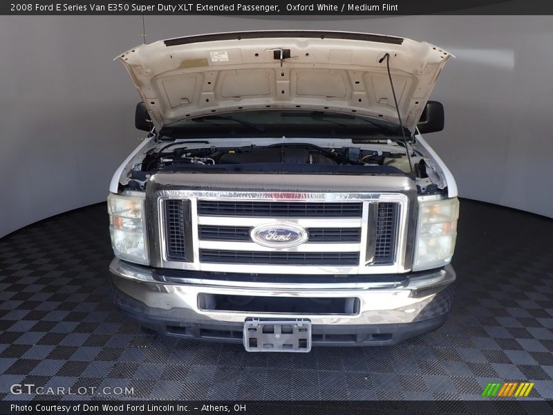 Oxford White / Medium Flint 2008 Ford E Series Van E350 Super Duty XLT Extended Passenger