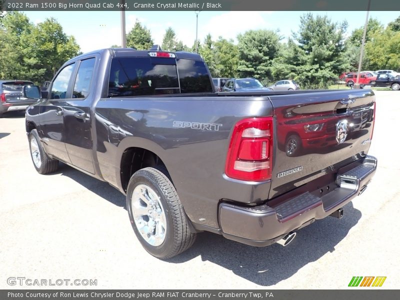 Granite Crystal Metallic / Black 2022 Ram 1500 Big Horn Quad Cab 4x4