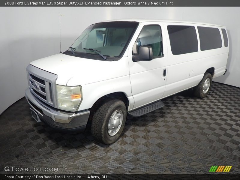 Oxford White / Medium Flint 2008 Ford E Series Van E350 Super Duty XLT Extended Passenger