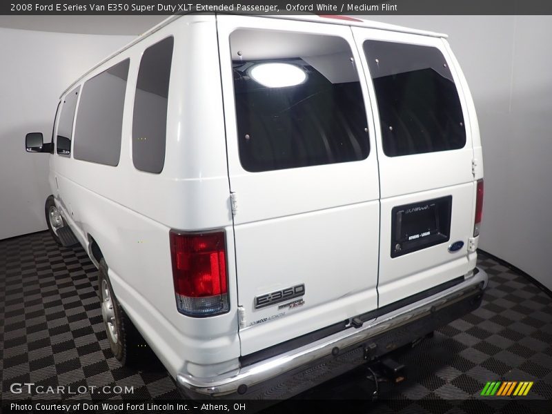 Oxford White / Medium Flint 2008 Ford E Series Van E350 Super Duty XLT Extended Passenger