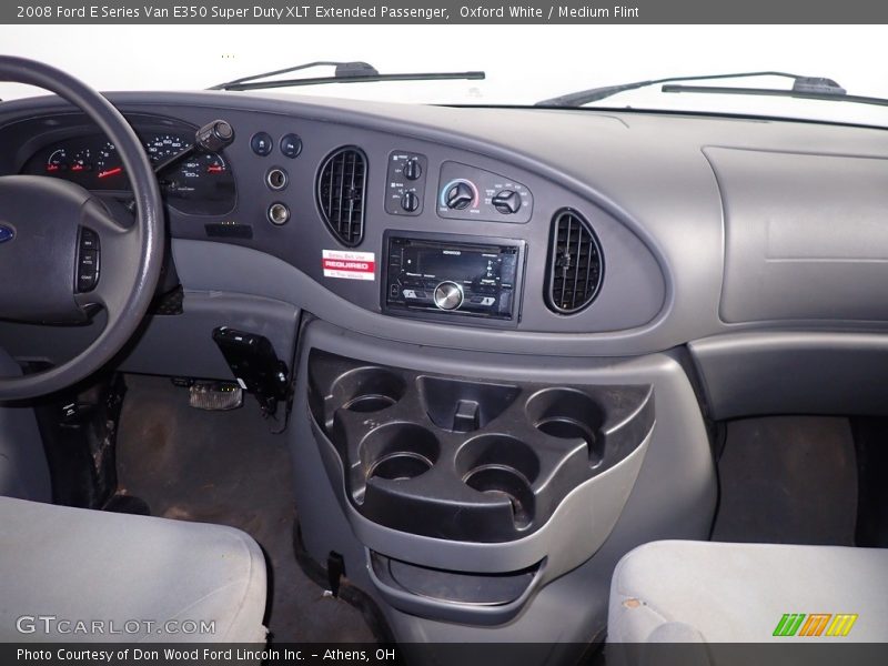Dashboard of 2008 E Series Van E350 Super Duty XLT Extended Passenger
