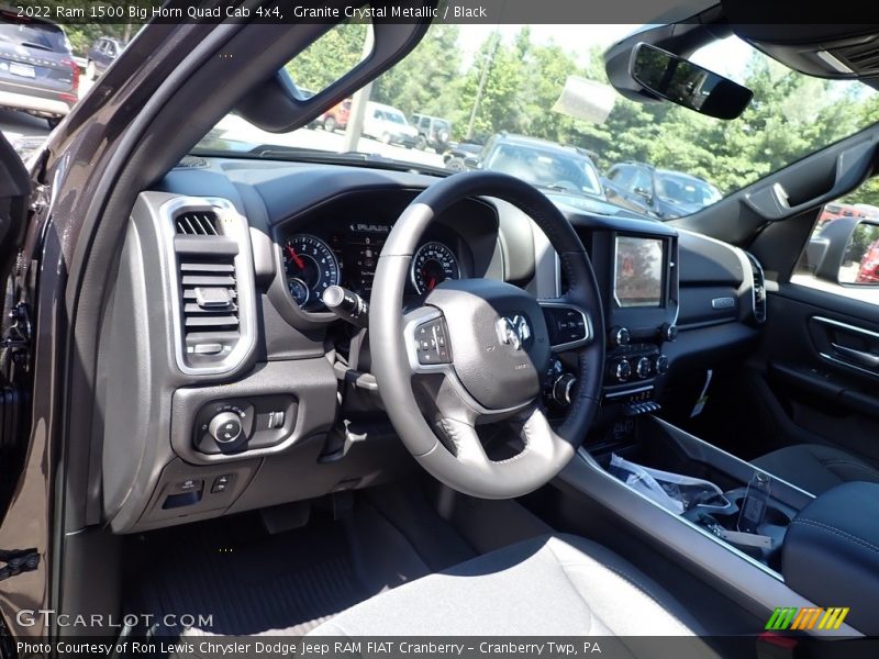 Granite Crystal Metallic / Black 2022 Ram 1500 Big Horn Quad Cab 4x4