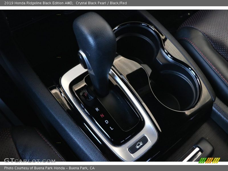 Crystal Black Pearl / Black/Red 2019 Honda Ridgeline Black Edition AWD