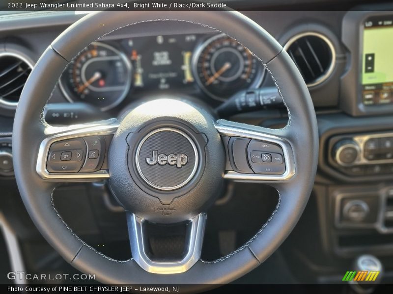 Bright White / Black/Dark Saddle 2022 Jeep Wrangler Unlimited Sahara 4x4