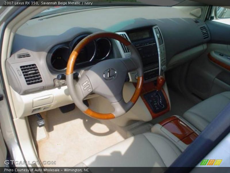 Savannah Beige Metallic / Ivory 2007 Lexus RX 350