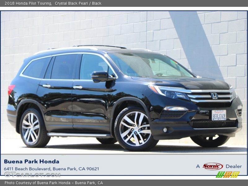 Crystal Black Pearl / Black 2018 Honda Pilot Touring