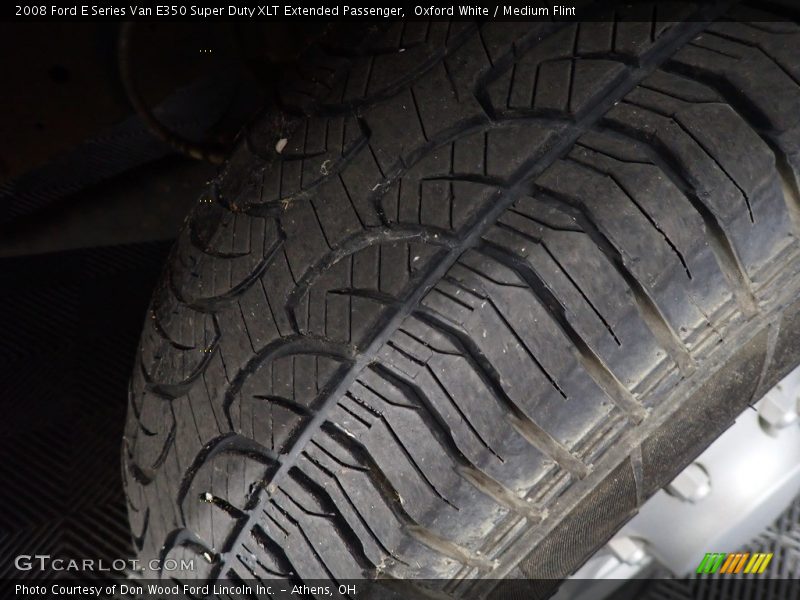 Oxford White / Medium Flint 2008 Ford E Series Van E350 Super Duty XLT Extended Passenger