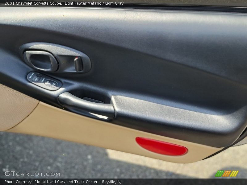 Light Pewter Metallic / Light Gray 2001 Chevrolet Corvette Coupe