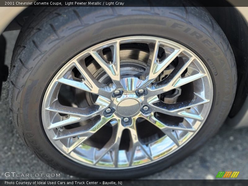 Light Pewter Metallic / Light Gray 2001 Chevrolet Corvette Coupe