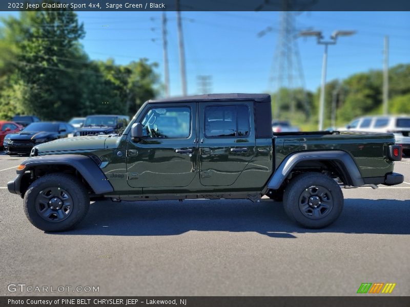 Sarge Green / Black 2022 Jeep Gladiator Sport 4x4
