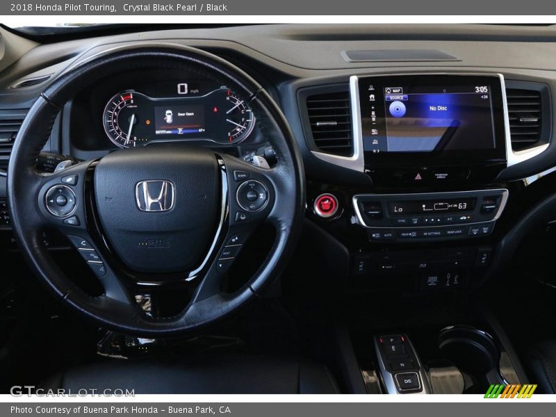 Controls of 2018 Pilot Touring