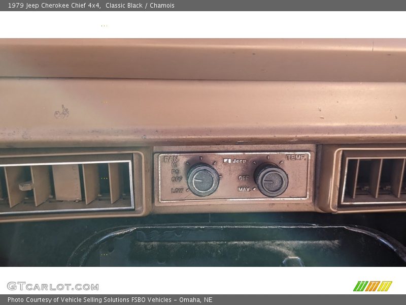 Controls of 1979 Cherokee Chief 4x4