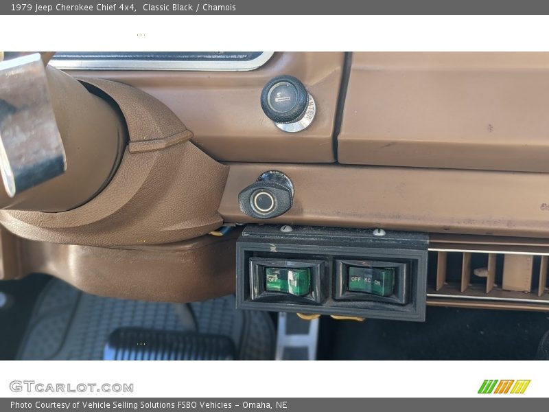 Controls of 1979 Cherokee Chief 4x4