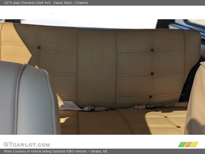 Rear Seat of 1979 Cherokee Chief 4x4