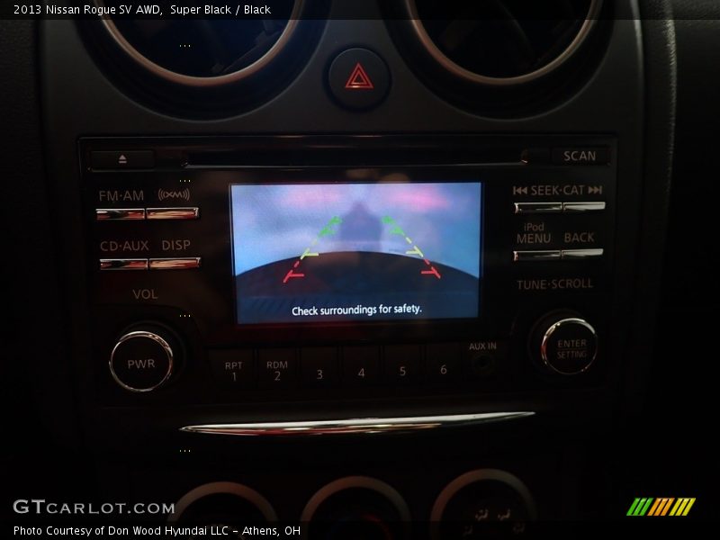 Super Black / Black 2013 Nissan Rogue SV AWD