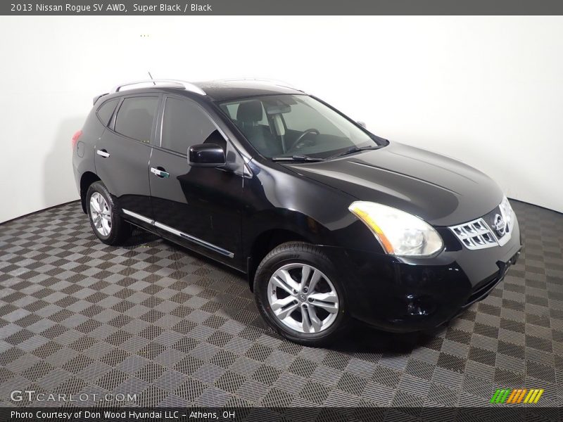 Super Black / Black 2013 Nissan Rogue SV AWD