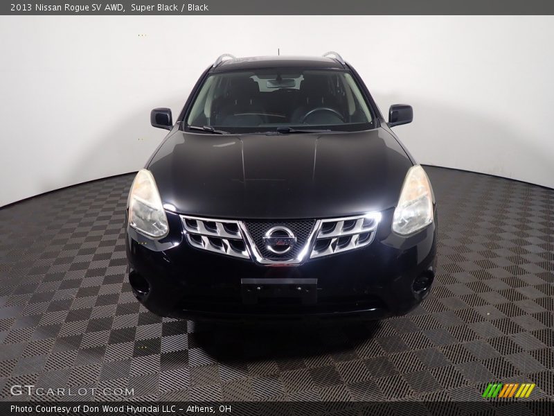 Super Black / Black 2013 Nissan Rogue SV AWD