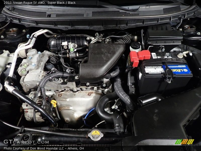 Super Black / Black 2013 Nissan Rogue SV AWD