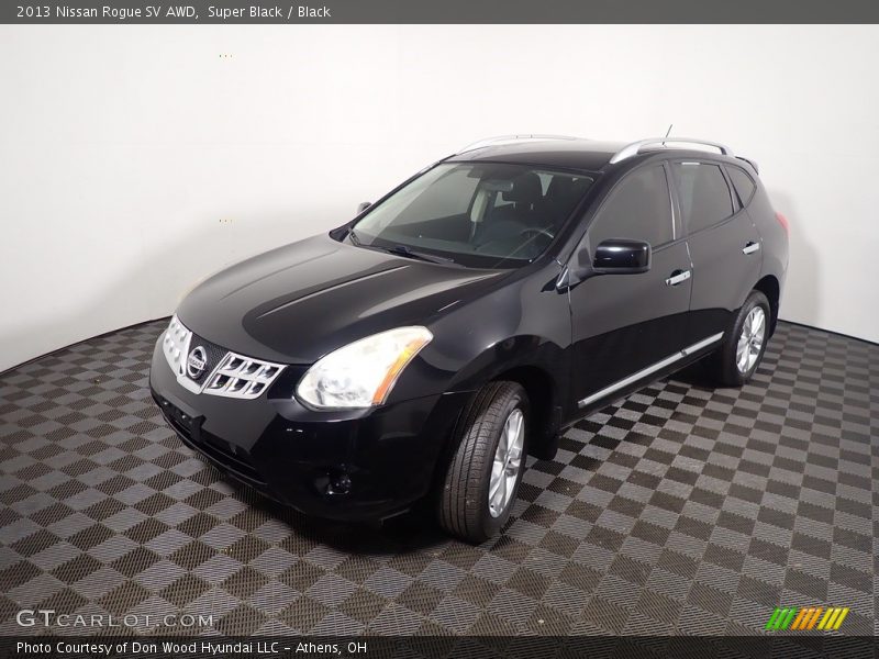 Super Black / Black 2013 Nissan Rogue SV AWD