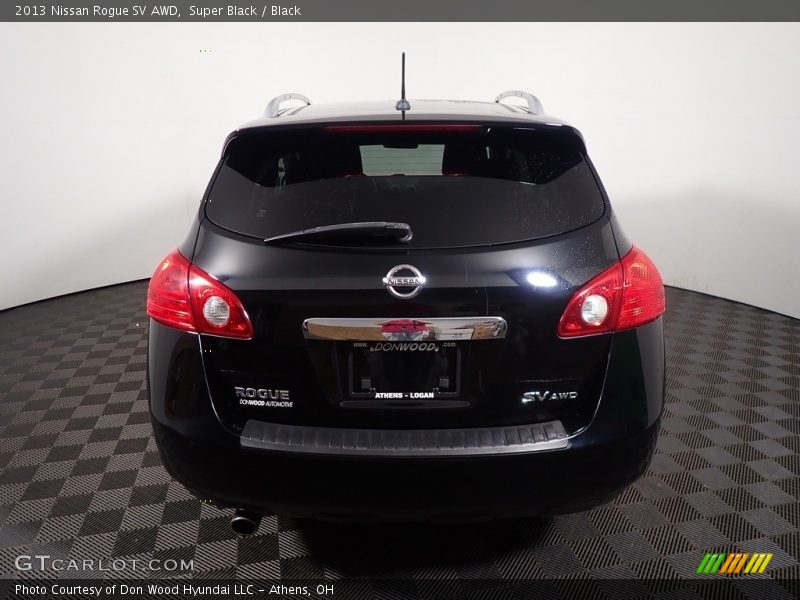 Super Black / Black 2013 Nissan Rogue SV AWD