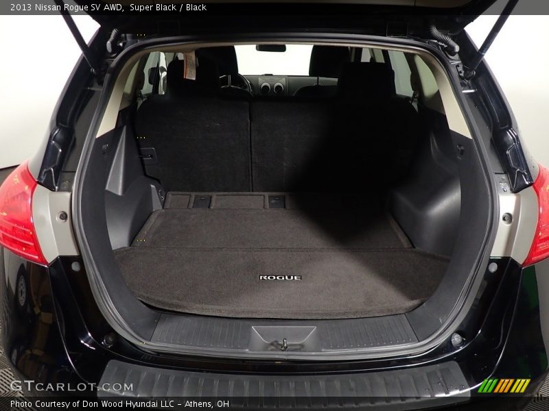 Super Black / Black 2013 Nissan Rogue SV AWD