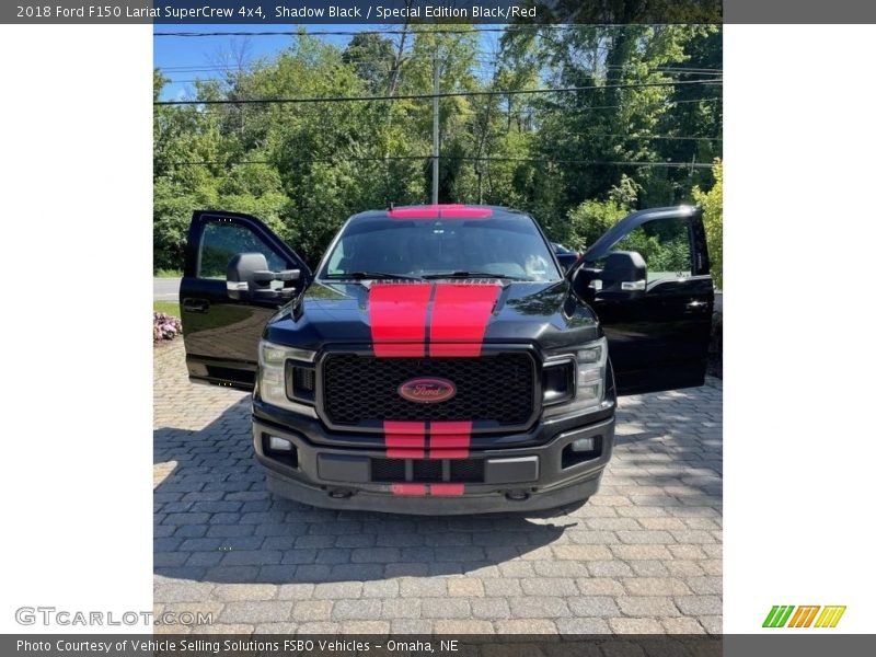 Shadow Black / Special Edition Black/Red 2018 Ford F150 Lariat SuperCrew 4x4