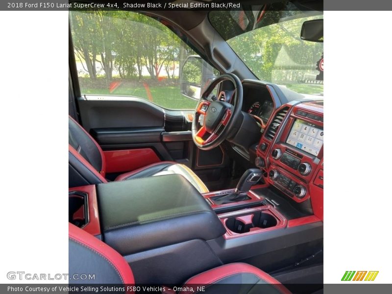 Shadow Black / Special Edition Black/Red 2018 Ford F150 Lariat SuperCrew 4x4