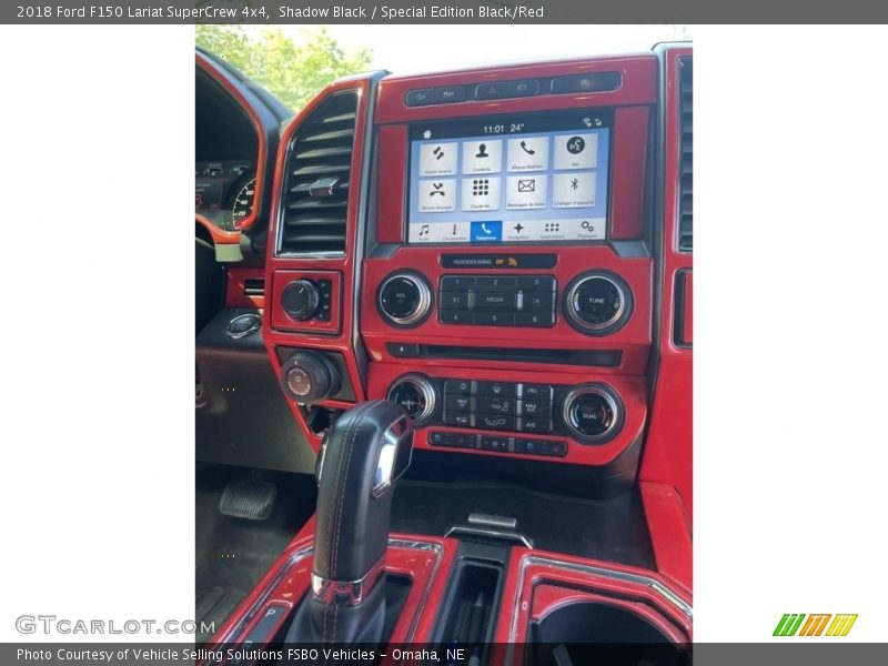 Shadow Black / Special Edition Black/Red 2018 Ford F150 Lariat SuperCrew 4x4