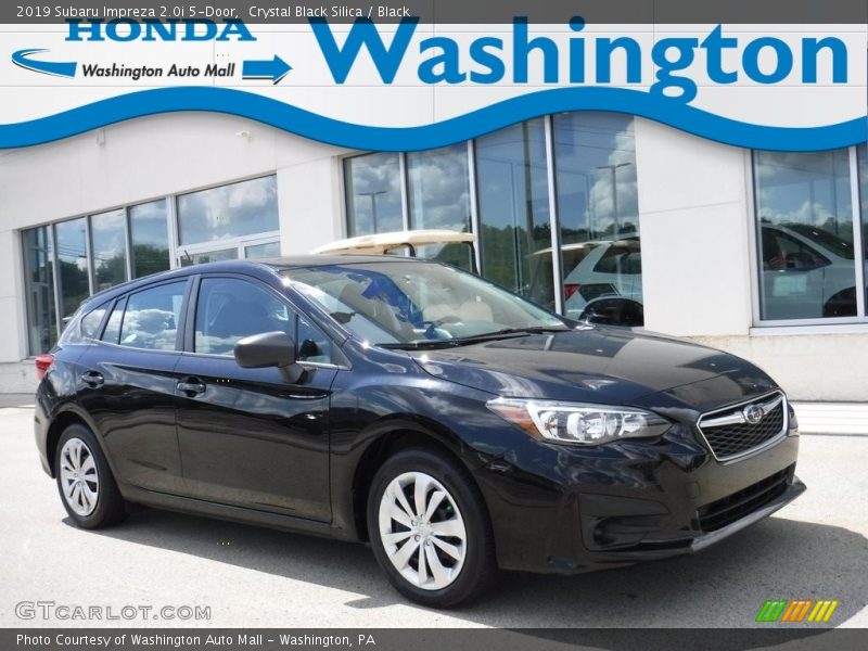 Crystal Black Silica / Black 2019 Subaru Impreza 2.0i 5-Door