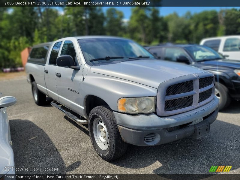 Bright Silver Metallic / Dark Slate Gray 2005 Dodge Ram 1500 SLT Quad Cab 4x4